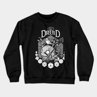 RPG Class Series: Druid - White Version Crewneck Sweatshirt